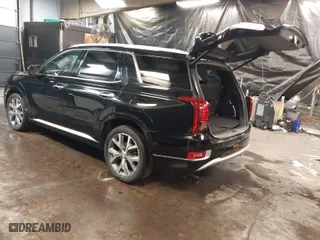 2022 Hyundai Palisade Ultimate Calligraphy with VIN KM8R5DHE2NU463821, listed as a IAAI auction lot 41545273 with 54,023 mi miles. Bid and sale history available at carsss.com. Image 3.