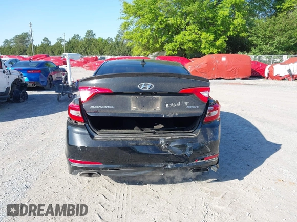 2015 Hyundai Sonata Limited with VIN 5NPE34AFXFH103882, listed as a IAAI auction lot 41946341 with 96,690 mi miles and . Bid and sale history available at carsss.com. Image 16.