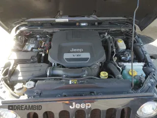 2017 Jeep Wrangler Unlimited Rubicon Recon with VIN 1C4BJWFG4HL533413, listed as a Copart auction lot 86196194 with 39,162 mi miles and Salvage title. Bid and sale history available at DreamBid. Image 12.