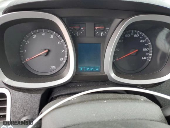 2010 Chevrolet Equinox LT w/1LT with VIN 2CNALDEW7A6328228, listed as a Copart auction lot 46034864 with 195,160 mi miles and Salvage Title. Bid and sale history available at carsss.com. Image 9.