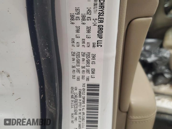 2014 Jeep Grand Cherokee Limited with VIN 1C4RJFBG7EC516248, listed as a Copart auction lot 47378375 with 86,730 mi miles and Non Repairable. Bid and sale history available at carsss.com. Image 13.