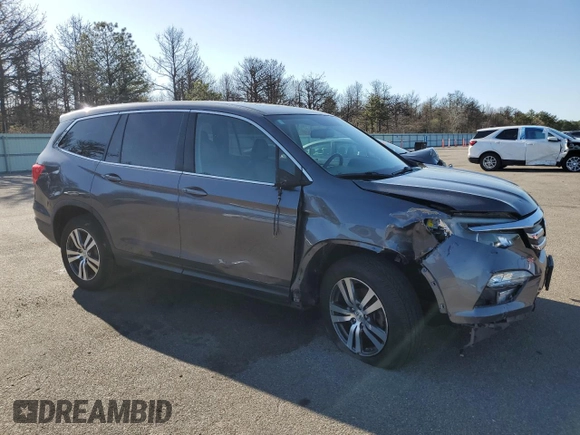 2017 Honda Pilot EX-L with VIN 5FNYF6H50HB063505, listed as a Copart auction lot 54768955 with 70,103 mi miles and Salvage Title. Bid and sale history available at DreamBid. Image 4.