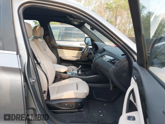 2013 BMW X3 xDrive28i with VIN 5UXWX9C55D0A15716, listed as a IAAI auction lot 42084198 with 120,277 mi miles. Bid and sale history available at carsss.com. Image 5.