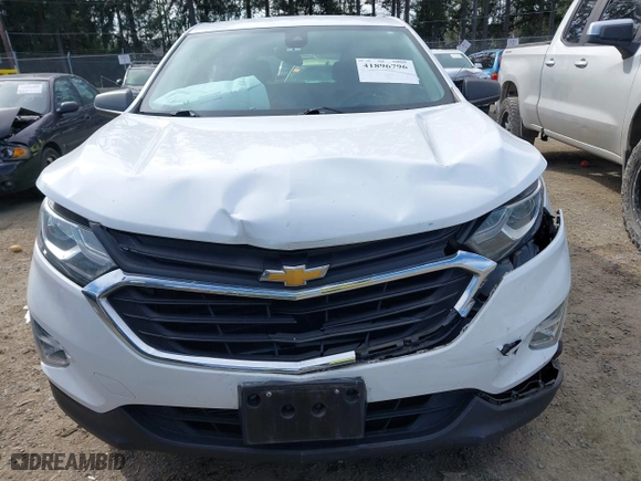 2020 Chevrolet Equinox LS with VIN 2GNAXSEV3L6222003, listed as a IAAI auction lot 41896796 with 50,882 mi miles. Bid and sale history available at carsss.com. Image 12.