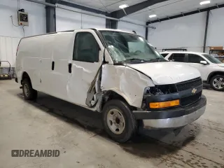 2019 Chevrolet Express Cargo z VIN 1GCWGBFG2K1277946, wystawiony jako Copart lot #60071425 z przebiegiem 188 599 mil mil oraz Szkoda całkowita • Salvage title. Historia ofert i sprzedaży dostępna na DreamBid. Obrazek 4.