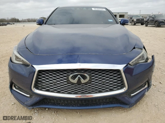 2017 Infiniti Q60 Red Sport 400 with VIN JN1FV7EK0HM610308, listed as a Copart auction lot 48309595 with 62,325 mi miles and Salvage Title. Bid and sale history available at carsss.com. Image 5.