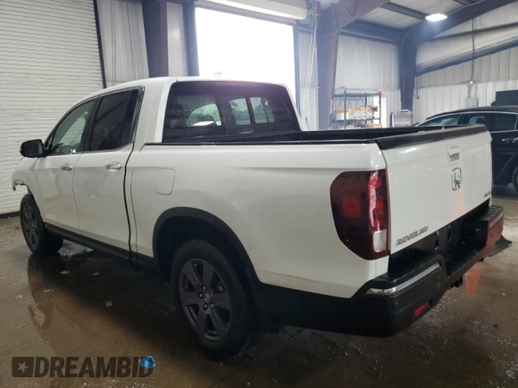 2020 Honda Ridgeline RTL-E z VIN 5FPYK3F72LB018726, wystawiony jako Copart lot #57988345 z przebiegiem 53 612 mil mil oraz Szkoda całkowita • Salvage title. Historia ofert i sprzedaży dostępna na DreamBid. Obrazek 2.