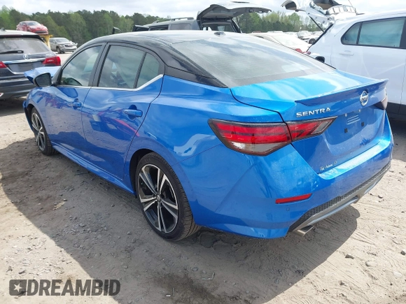 2023 Nissan Sentra SR with VIN 3N1AB8DV0PY289029, listed as a IAAI auction lot 41918957 with 25,910 mi miles and . Bid and sale history available at DreamBid. Image 3.