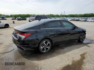 2021 Hyundai Elantra SEL with VIN KMHLN4AG5MU118993, listed as a Copart auction lot 53827655 with 54,311 mi miles and Salvage Title. Bid and sale history available at carsss.com. Image 3.