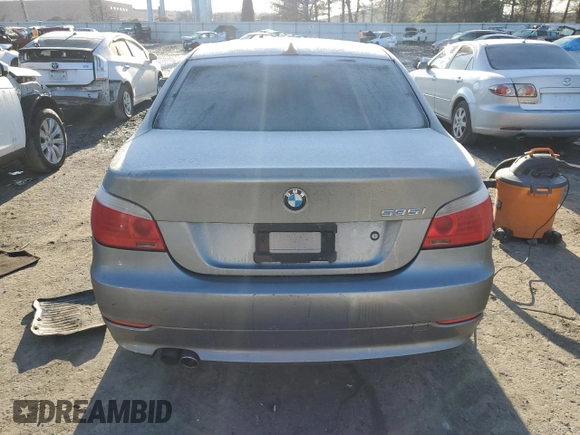 2008 BMW 5 Series 535i with VIN WBANW135X8CZ75422, listed as a Copart auction lot 85558714 with 114,471 mi miles and Clean Title. Bid and sale history available at carsss.com. Image 6.