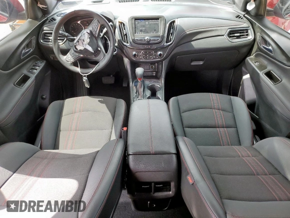 2023 Chevrolet Equinox RS with VIN 3GNAXMEG9PS150163, listed as a Copart auction lot 62826605 with 31,903 mi miles and Salvage title. Bid and sale history available at DreamBid. Image 8.