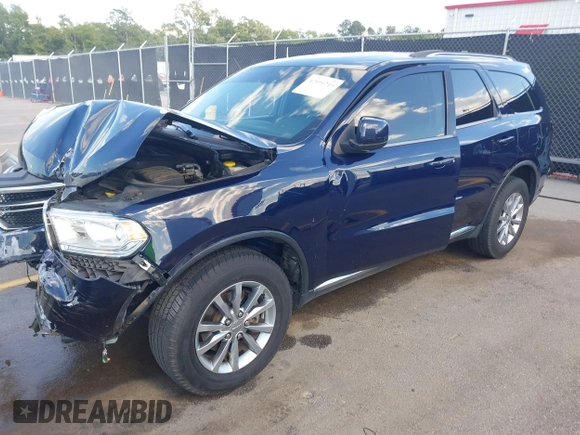 2016 Dodge Durango SXT with VIN 1C4RDJAG3GC315980, listed as a IAAI auction lot 42191215 with 153,998 mi miles and . Bid and sale history available at DreamBid. Image 2.