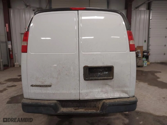 2012 Chevrolet Express Cargo Van with VIN 1GCSGAFX6C1167511, listed as a IAAI auction lot 42038681 with 281,334 mi miles. Bid and sale history available at carsss.com. Image 16.