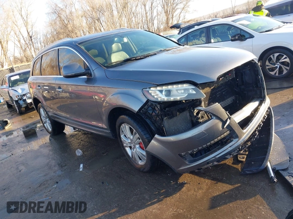 2011 Audi Q7 3.0L TDI Premium Plus with VIN WA1LMAFE3BD002843, listed as a IAAI auction lot 41609039 with 152,021 mi miles. Bid and sale history available at carsss.com. Image 1.