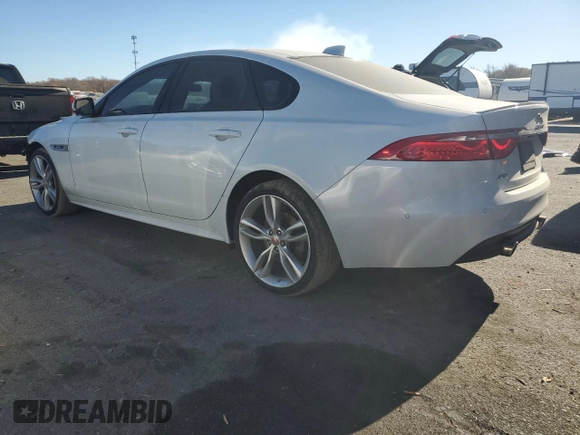2017 Jaguar XF with VIN SAJBL4BV8HCY34982, listed as a Copart auction lot 79397414 with 96,672 mi miles and Salvage Title. Bid and sale history available at DreamBid. Image 2.