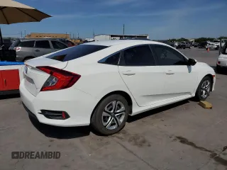 2018 Honda Civic LX with VIN 2HGFC2F52JH573884, listed as a Copart auction lot 67875124 with 79,240 mi miles and Clean Title. Bid and sale history available at carsss.com. Image 3.
