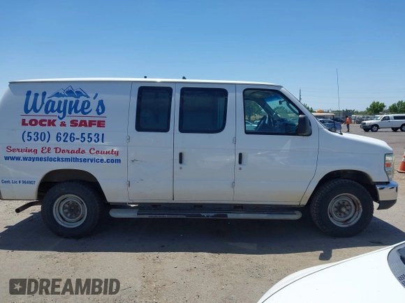 2013 Ford Econoline Cargo Commercial with VIN 1FTNE2EW2DDA31328, listed as a IAAI auction lot 42562164 with 133,729 mi miles and . Bid and sale history available at DreamBid. Image 13.