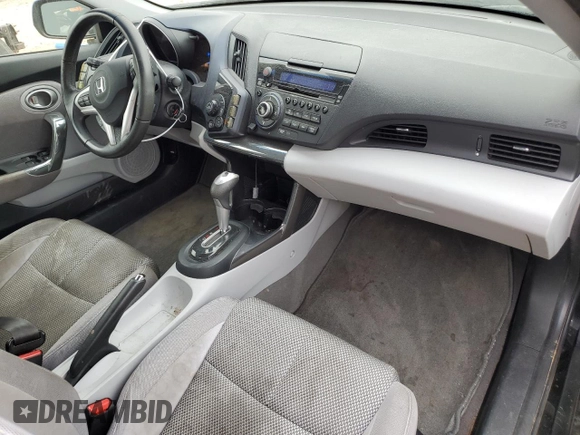 2012 Honda CR-Z EX with VIN JHMZF1D64CS001802, listed as a Copart auction lot 56242135 with 178,150 mi miles and Salvage title. Bid and sale history available at DreamBid. Image 8.