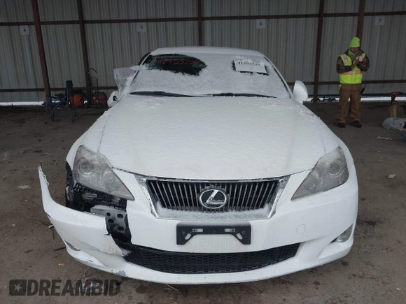 2010 Lexus IS with VIN JTHBF5C29A5109481, listed as a IAAI auction lot 41293525 with 142,242 mi miles. Bid and sale history available at carsss.com. Image 12.