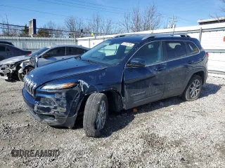 2018 Jeep Cherokee Latitude with VIN 1C4PJLCX6JD607780, listed as a Copart auction lot 47203755 with 135,242 mi miles and Salvage Title. Bid and sale history available at DreamBid. Image 1.