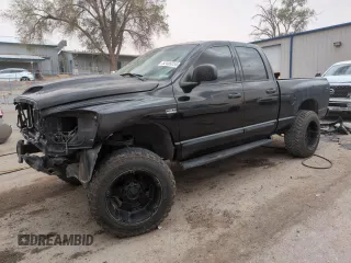 2006 Dodge 1500 SLT z VIN 1D7HU18216S566822, wystawiony jako Copart lot #52455255 z przebiegiem 142 382 mil mil oraz Szkoda całkowita • Salvage title. Historia ofert i sprzedaży dostępna na DreamBid. Obrazek 1.