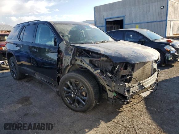 2018 Chevrolet Traverse RS with VIN 1GNERJKXXJJ147246, listed as a Copart auction lot 74037854 with 76,425 mi miles and Salvage Title. Bid and sale history available at carsss.com. Image 4.