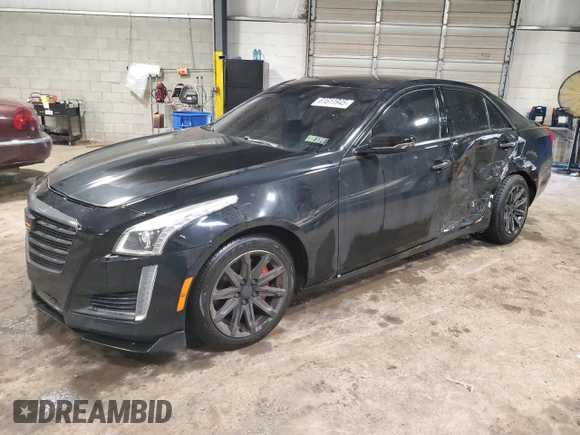 2016 Cadillac CTS AWD with VIN 1G6AW5SX5G0148863, listed as a Copart auction lot 61611945 with 74,530 mi miles and Salvage title. Bid and sale history available at DreamBid. Image 1.