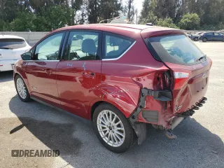 2014 Ford C-Max Energi SEL with VIN 1FADP5CU6EL503729, listed as a Copart auction lot 59785624 with 103,741 mi miles and Salvage Title. Bid and sale history available at carsss.com. Image 2.