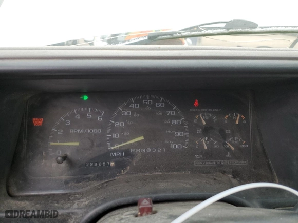 1997 Chevrolet Tahoe with VIN 1GNEK13R8VJ337069, listed as a Copart auction lot 44814735 with 328,287 mi miles and Clean Title. Bid and sale history available at carsss.com. Image 9.
