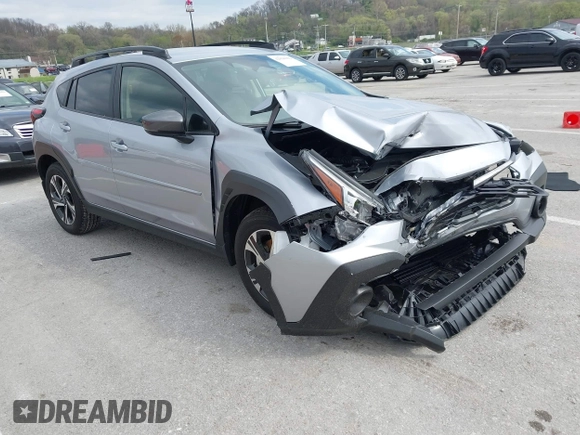 2024 Subaru Crosstrek Premium with VIN JF2GUADC0R8371818, listed as a IAAI auction lot 42020302 with 3,741 mi miles and . Bid and sale history available at DreamBid. Image 1.