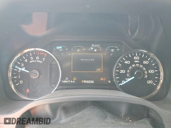 2020 Ford F-150 XL with VIN 1FTEW1E56LKD74166, listed as a Copart auction lot 50786185 with 149,417 mi miles and Salvage Title. Bid and sale history available at carsss.com. Image 9.