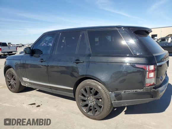 2014 Land Rover Range Rover HSE with VIN SALGS2WF0EA150930, listed as a Copart auction lot 50260115 with 144,808 mi miles and Salvage title. Bid and sale history available at DreamBid. Image 2.