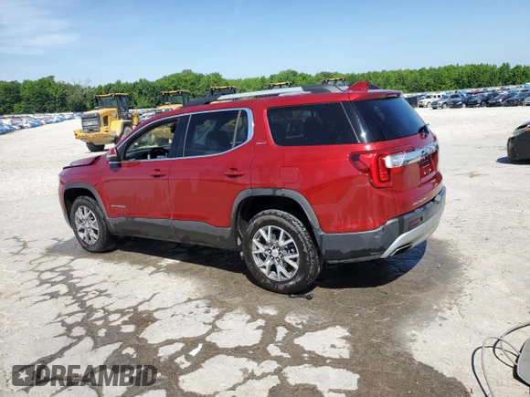 2022 GMC Acadia SLT with VIN 1GKKNML49NZ125361, listed as a Copart auction lot 57351185 with 36,140 mi miles and Salvage title. Bid and sale history available at DreamBid. Image 2.
