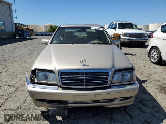 1998 Mercedes-Benz C 230/260/280/320 with VIN WDBHA23G4WA564563, listed as a Copart auction lot 71414284 with 277,741 mi miles and Salvage Title. Bid and sale history available at carsss.com. Image 5.