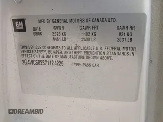 2007 Buick LaCrosse CX с VIN 2G4WC582571124229, выставлен на аукционе IAAI как лот 42453128 с пробегом 109 003 миль миль и . История ставок и продаж доступна на DreamBid. Изображение 9.