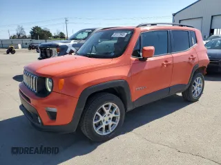 2021 Jeep Renegade Latitude with VIN ZACNJDB10MPM49868, listed as a Copart auction lot 53127945 with 46,956 mi miles and Salvage title. Bid and sale history available at DreamBid. Image 1.