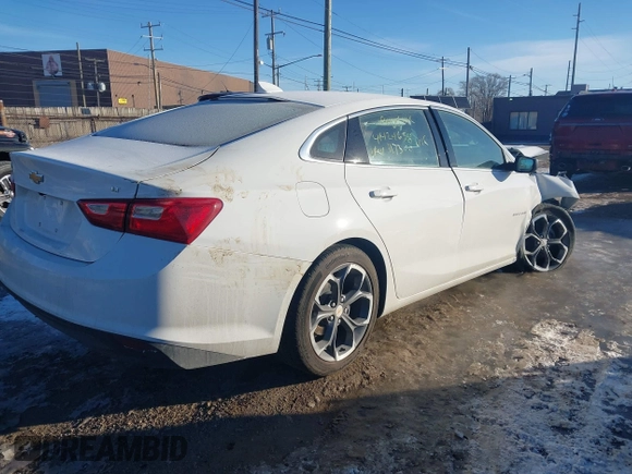 2023 Chevrolet Malibu LT with VIN 1G1ZD5ST3PF117300, listed as a IAAI auction lot 41424658 with 27,465 mi miles and . Bid and sale history available at DreamBid. Image 4.