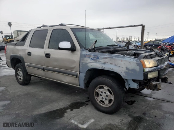 2004 Chevrolet Avalanche Z66 with VIN 3GNEC12T44G128485, listed as a Copart auction lot 48349215 with 196,190 mi miles and Salvage Title. Bid and sale history available at carsss.com. Image 4.