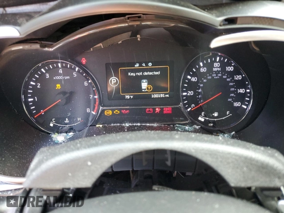 2014 Kia Optima SX with VIN 5XXGR4A77EG310630, listed as a Copart auction lot 57258405 with 100,191 mi miles and Salvage title. Bid and sale history available at DreamBid. Image 9.