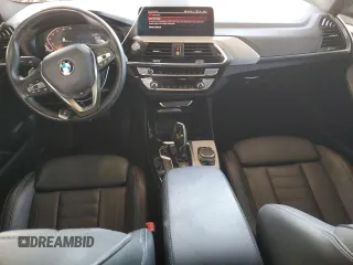 2020 BMW X3 sDrive30i with VIN 5UXTY3C03L9B65481, listed as a Copart auction lot 50918445 with 44,611 mi miles and Salvage Title. Bid and sale history available at carsss.com. Image 8.