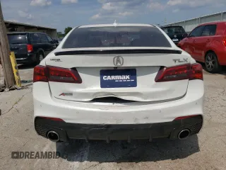 2018 Acura TLX w/A-SPEC Pkg with VIN 19UUB2F63JA003507, listed as a Copart auction lot 67358274 with 0 mi miles and Salvage Title. Bid and sale history available at carsss.com. Image 6.