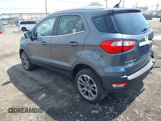 2019 Ford EcoSport Titanium with VIN MAJ6S3KLXKC271197, listed as a IAAI auction lot 42093623 with 79,199 mi miles and . Bid and sale history available at DreamBid. Image 3.