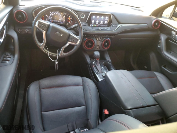 2022 Chevrolet Blazer RS with VIN 3GNKBKRS6NS131444, listed as a Copart auction lot 44278405 with 64,655 mi miles and Salvage Title. Bid and sale history available at carsss.com. Image 8.
