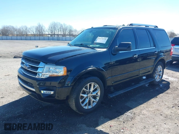 2017 Ford Expedition Limited z VIN 1FMJU1KT7HEA40933, wystawiony jako IAAI lot #41674138 z przebiegiem Nie podano mil oraz . Historia ofert i sprzedaży dostępna na DreamBid. Obrazek 2.
