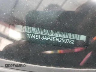 2014 Nissan Altima S with VIN 1N4BL3AP4EN259782, listed as a Copart auction lot 62100515 with 184,141 mi miles and Salvage title. Bid and sale history available at DreamBid. Image 12.