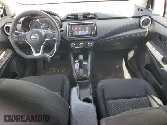 2021 Nissan Versa S with VIN 3N1CN8DV1ML923683, listed as a Copart auction lot 46352195 with 68,026 mi miles and Salvage Title. Bid and sale history available at carsss.com. Image 8.