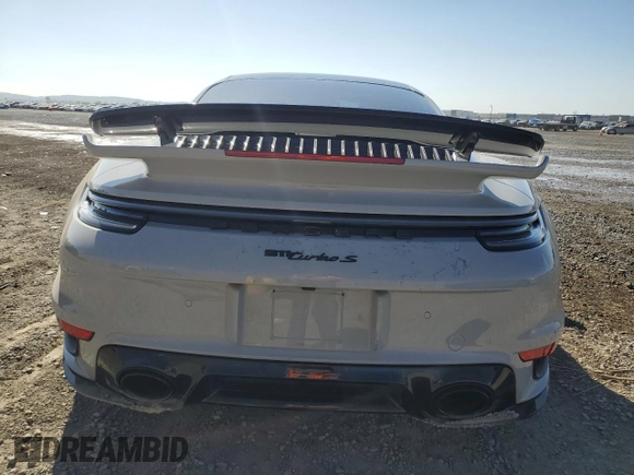 2024 Porsche 911 Turbo with VIN WP0AD2A91RS253671, listed as a Copart auction lot 43981045 with 12,844 mi miles and Salvage Title. Bid and sale history available at carsss.com. Image 6.