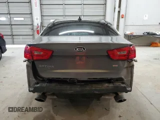 2015 Kia Optima SX with VIN 5XXGR4A73FG372561, listed as a Copart auction lot 59552575 with 144,546 mi miles and Salvage title. Bid and sale history available at DreamBid. Image 6.