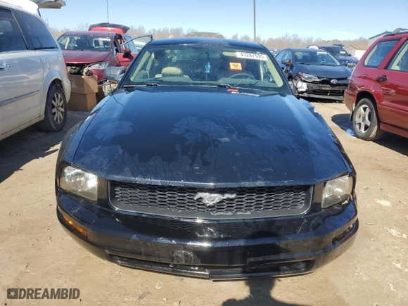 2005 Ford Mustang Deluxe with VIN 1ZVFT80NX55157618, listed as a Copart auction lot 47287595 with 141,391 mi miles and Non Repairable. Bid and sale history available at carsss.com. Image 5.