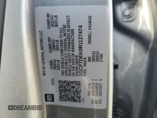 2024 Chevrolet Colorado 4WD Z71 with VIN 1GCPTDEK0R1127474, listed as a Copart auction lot 43428075 with 0 mi miles and Salvage Title. Bid and sale history available at carsss.com. Image 13.